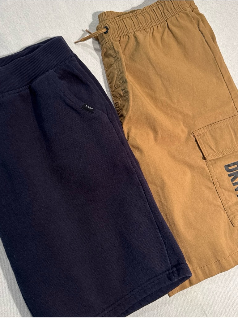 Lee Navy And Dkny Tan Casual Shorts Set